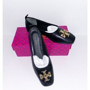 Tory Burch Eleanor Ballet Flats Black 7.5